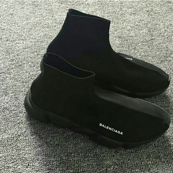 Balenciaga Stretch-Knit High Top Trainers - Picture 4 of 4